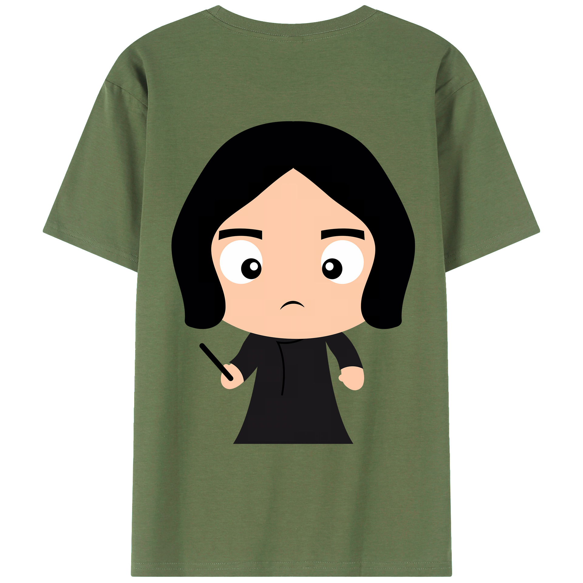 （画像用） Harry Potter ハリー・ポッターシリーズ 綿100％ メンズ半袖Tシャツ（バックプリント） 通気性